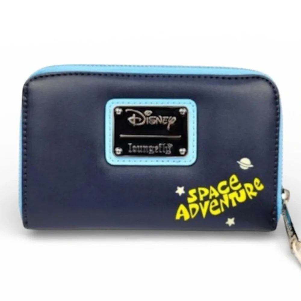 Loungefly Lilo & Stitch Space Adventure Glow in the Dark Zip Wallet - NWT